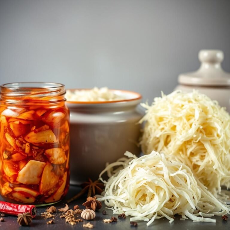 difference between kimchi and sauerkraut