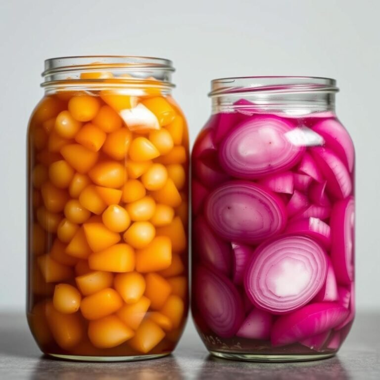 fermented onions vs pickled onions